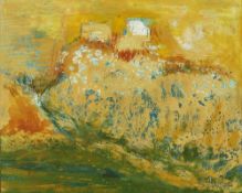 Zipora (Contemporary) 'Landscape' watercolour, signed in pencil lower right 14cm x 17cm