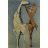 Marino Marini (1901-1980) 'Cheval et Acrobate' print 55cm x 37cm Provenance: Frost & Reed Studios