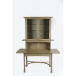Ercol Saville display cabinet in the limited edition 'Silvermist' finish 147cm x 194cm x 49cm