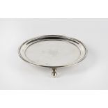 Georgian silver teapot stand bearing marks for Solomon Hougham, London, 1800, 12cm across, 106g