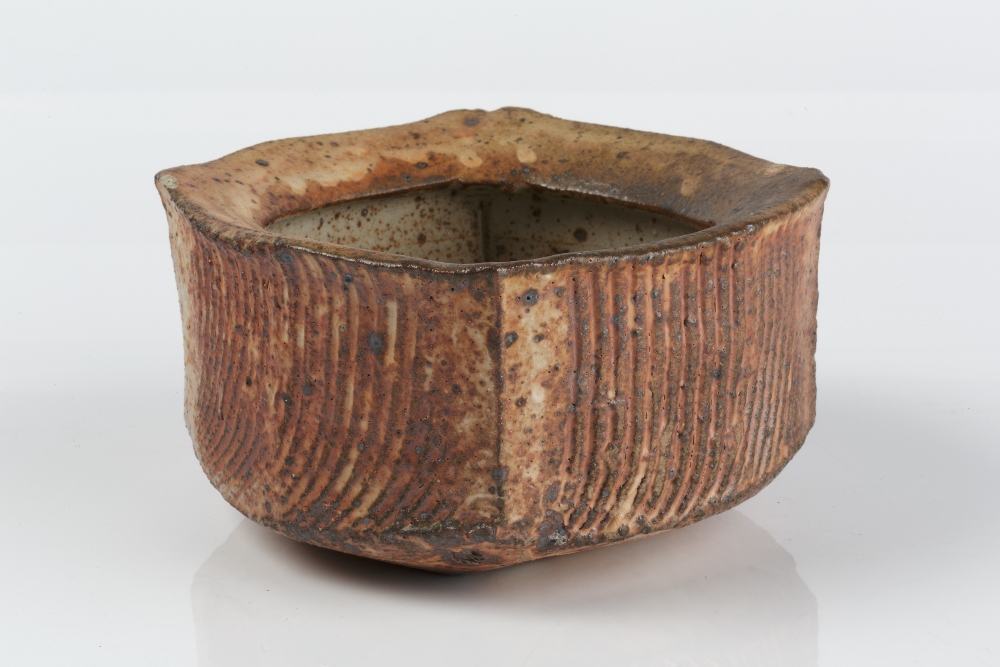 Katerina Evangelidou (Contemporary) bowl, stoneware, wood fired, impressed initials to the base 15cm - Image 2 of 4