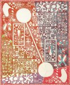 Bernard Cohen (b.1933) 'The Trace' Artist Proof print, signed in pencil lower right 76cm x 57cm