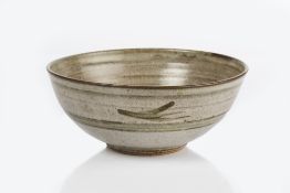 Sally Dawson (1927-2017) studio pottery bowl, impressed seal mark to the base 22cm across