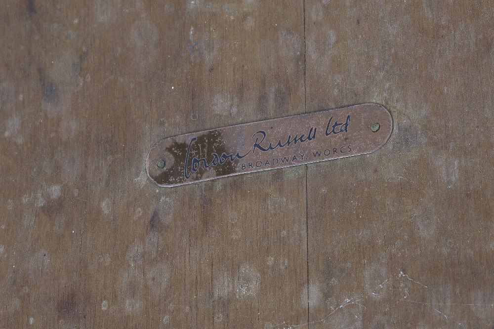 Gordon Russell of Broadway square occasional or side table, plaque to the underside 68cm wide x 74cm - Image 3 of 3
