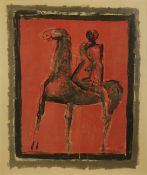 Marino Marini (1901-1980) 'Le Cavalier' print 61cm x 51cm Provenance: Frost & Reed Studios Ltd label