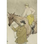 Henri De Tolouse-Lautrec (1864-1901) 'Mourlot, 1954 (Reproduction D'ApresTolouse-Lautrec)' print