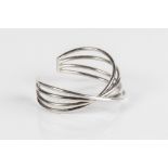 Allan Scharff (b. 1945) for Georg Jensen 'Alliance' bangle, silver, stamped '925S Denmark', 47g