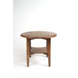 Reynolds of Ludlow occasional table, yew wood, stamped to the underside 64cm x 54cm
