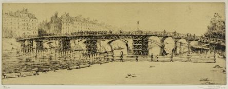 Antonio Carbonati (1893-1956) 'Pont de la Tournelle' limited edition, numbered 19/100, signed in