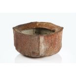 Katerina Evangelidou (Contemporary) bowl, stoneware, wood fired, impressed initials to the base 15cm