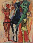 Marino Marini (1901-1980) 'Horse and Juggler' print 78cm x 62cm
