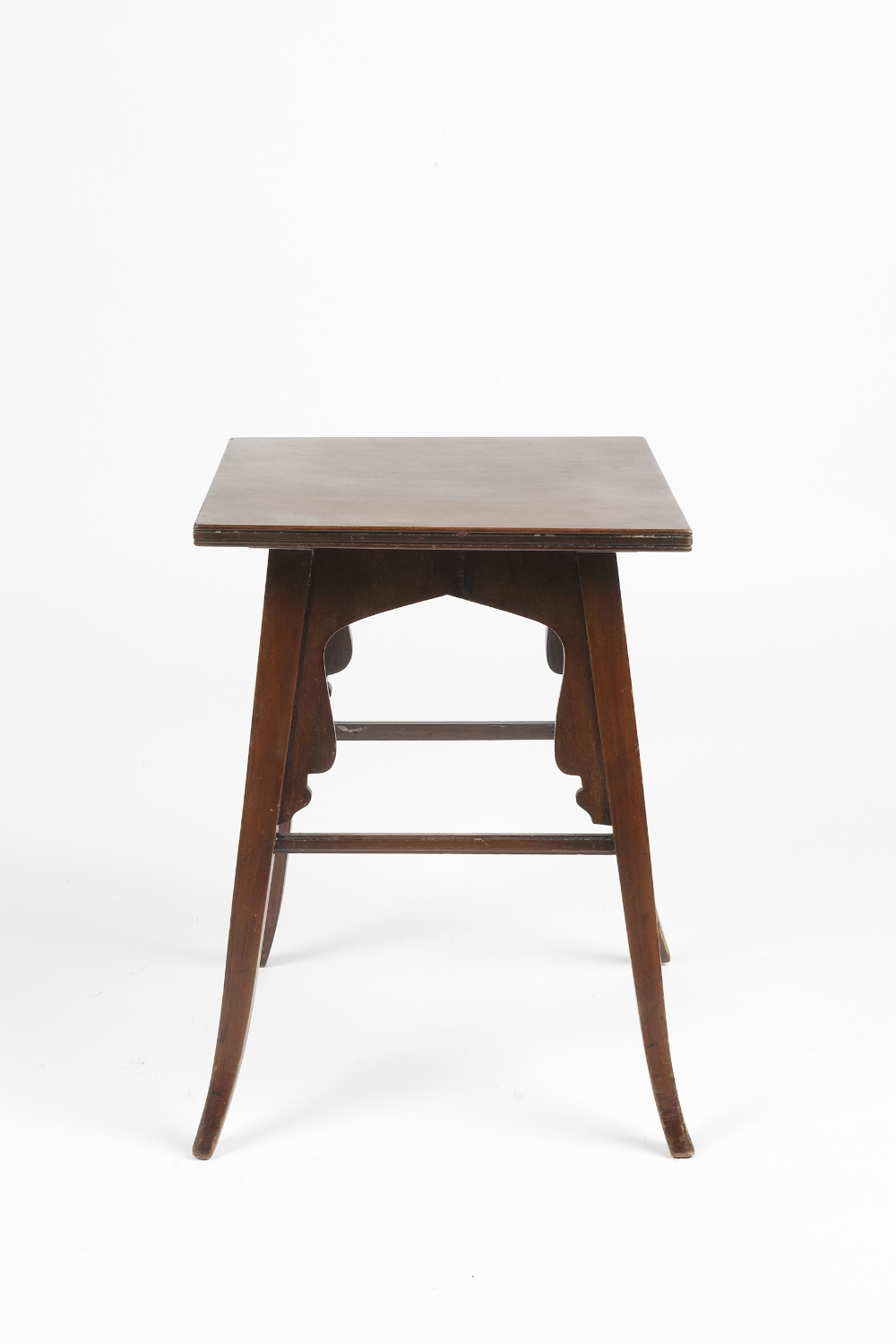 After Edward William Godwin (1833 - 1886) jardiniere stand or small table, mahogany 37cm x 48cm - Image 2 of 4