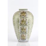 Glyn Colledge (1922-2000) at Denby Pottery floral vase, with stamp to the base 33cm high and two