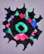 William Gear (1915-1997) 'Dark Rose' acrylic, signed and dated 1967 lower right 38cm x 48cm