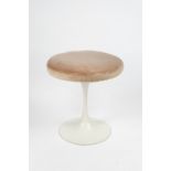 Eero Saarinen (1910-1961) for Arkana 'Tulip' stool, marked to the base 38cm wide approx overall x