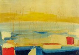 20th Century Italian School 'Untitled' print, signature obscured under frame 48cm x 67cm Provenance: