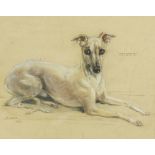 Mabel Gear (1898-1987) 'Misty' pastel on paper, signed and dated 1964 lower left 27cm x 33cm