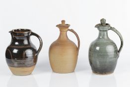 Ray Finch (1914-2012) for Winchcombe Pottery jug, with combed decoration, impressed seal mark 20cm