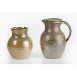 Ray Finch (1914-2012) for Winchcombe Pottery jug, salt glazed with combed decoration, impressed seal