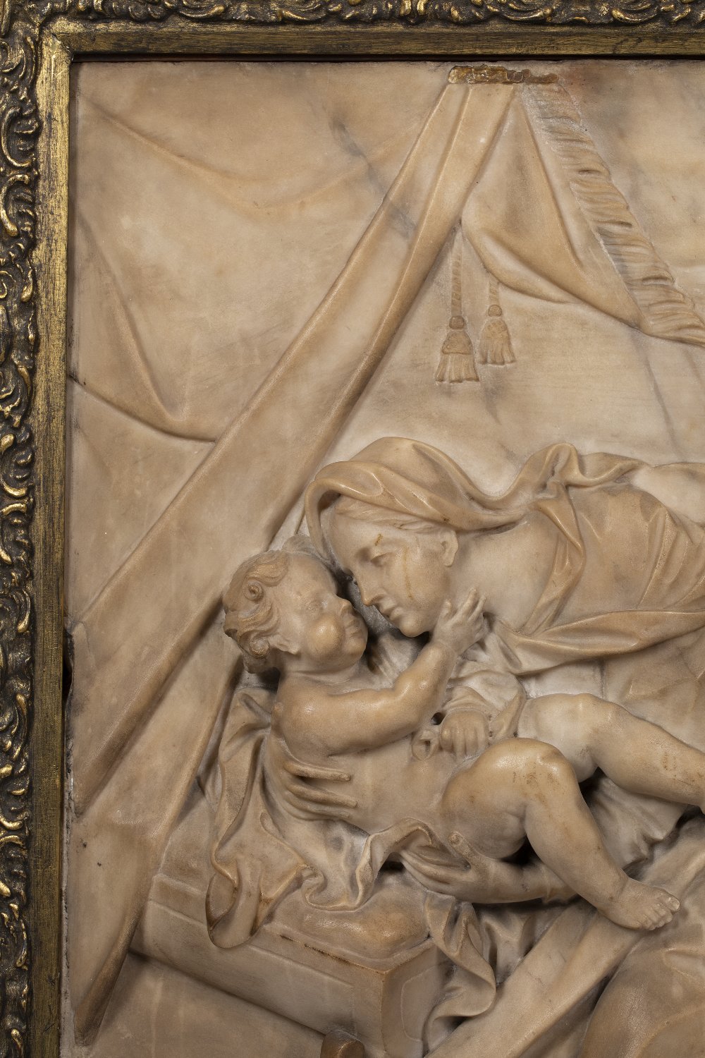 Circle of Pierre Étienne Monnot (1657-1733) 17th/18th Century, carved alabaster relief of the - Image 5 of 13