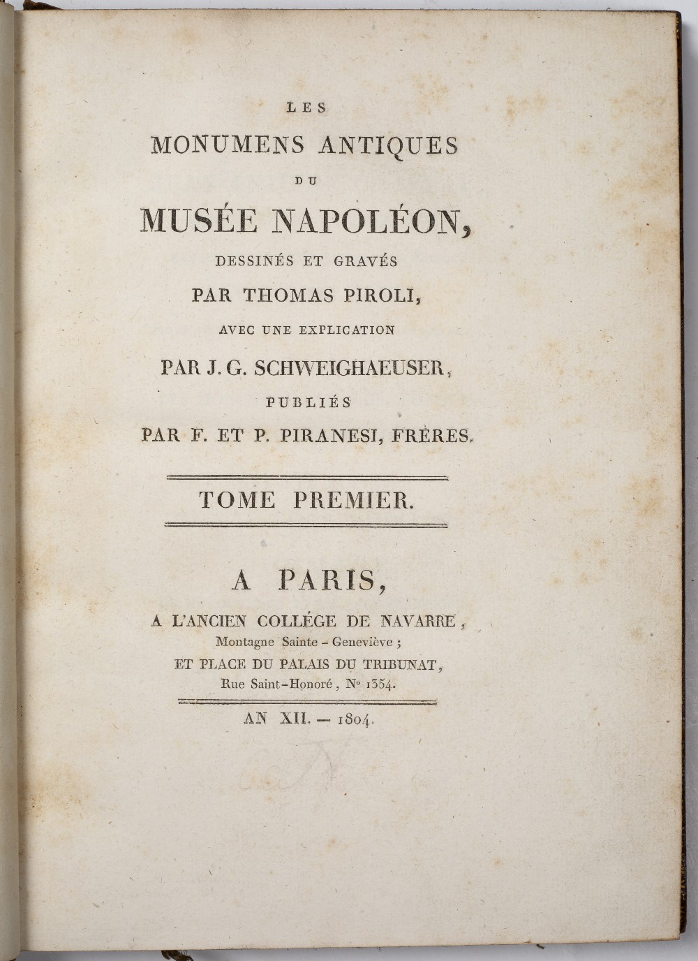 Books Bourrienne, Mémoires de Bourrienne, five volumes, 1831, together with Life of Bonaparte by the - Image 2 of 2