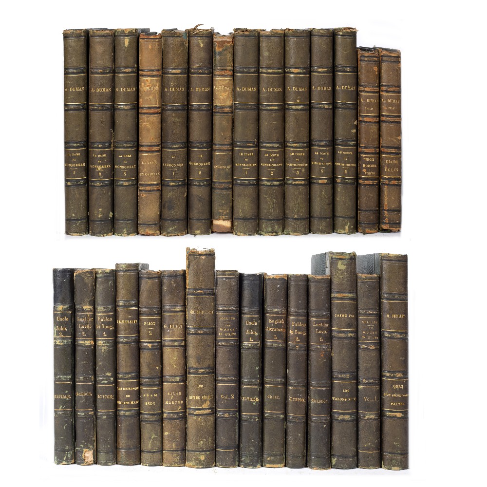 Books Dumas, Alexandre, Le Comte de Monte-Cristo, 5 volumes (1, 2, 3, 5, 6), 1850, Michel Levy,