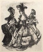 Patricia ***** 'The way to the lantern' mixed media, unsigned, 24cm x 20cm with a note of artist/