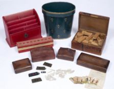 Red leather letter rack with white metal plaque reading 'The Prince Consorts own' 30cm x 23cm