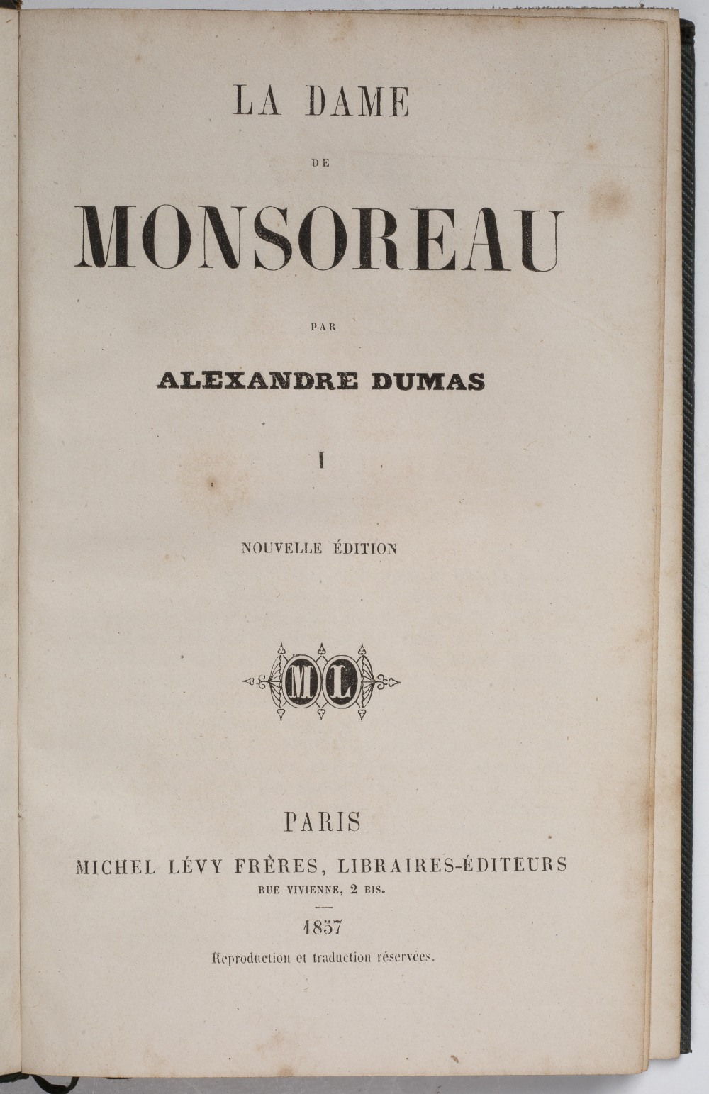 Books Dumas, Alexandre, Le Comte de Monte-Cristo, 5 volumes (1, 2, 3, 5, 6), 1850, Michel Levy, - Image 2 of 2
