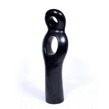 Modernist sculpture in the manner of Barbara Hepworth, painted resin, 119cm high Provenance: Long