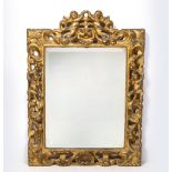 Florentine style gilt framed mirror 19th Century, mirror plate replaced, 48cm x 65cm approx overall