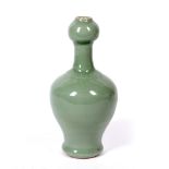 Longquan celadon garlic mouth vase Chinese, Ming dynasty (1368-1644) 21cm high