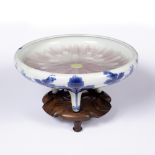 Porcelain shallow rounded bowl Japanese, Kozan Studio, Meiji-Taisho period signed within a