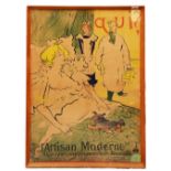 HENRI DE TOULOUSE LAUTREC 'L'Artisan Moderne...Qui', lithograph in colours, printed by Bourgerie &