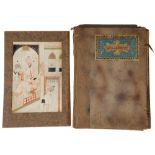 RUBAIYAT OF OMAR KHAYAM A set of twelve prints in colour from the work, each with red script to