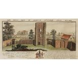 AFTER SAMUEL AND NATHANIEL BUCK 'The West View of Godstow Nunnery, Near Oxford', etching, hand-