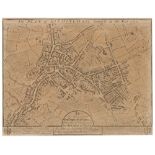 WILLIAM WESTLEY 'The Plan of Birmingham Survey'd in the Year 1731', engraving, 40 x 50cm; a