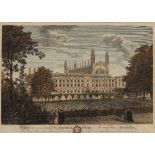 PETER SPENDELOWE LAMBORNE (1722-1774) 'A View of the West Front of Clare Hall, King's College Chapel