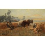 * SMITH (19TH/20TH CENTURY) Harvesting the crop, indistinctly signed ?Wm Smith and dated 1904-5, oil