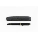 A MONT BLANC MEISTERSTUCK FOUNTAIN PEN, No. 146, 14.2cm, in black case