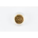 AN ELIZABETH II BERMUDA GOLD $10 COIN, dated 1990
