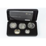 AN ELIZABETH II 'FAMILY SILVER COLLECTION' PROOF COIN SET, dated 2008, cased by The Royal Mint,