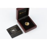 AN ELIZABETH II AUSTRALIA GOLD PROOF $25 COIN, dated 2017, cased by The Perth Mint