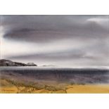 Michael Morgan (1928-2014) "Lyme Bay", 1996 signed (lower left) watercolour 28 x 39cm.