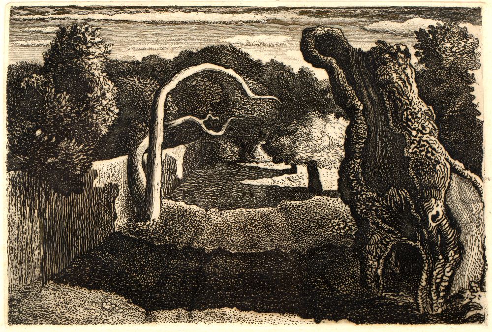 Graham Sutherland (1903-1980) "Pastoral", 1930 H/C, inscribed and signed with initials in pencil (in