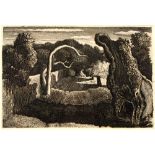 Graham Sutherland (1903-1980) "Pastoral", 1930 H/C, inscribed and signed with initials in pencil (in