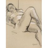 Sydney D'Horne Shepherd (1909-1993) Reclining nude signed (lower right) pencil sketch 31 x 23cm.