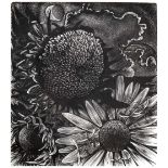 George William Tute (b.1933) "Night Sunflowers", 1980 signed, title and dated (in pencil) wood