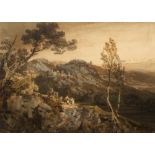 Follower of Joseph Mallard William Turner (1775-1851) "Saarbrucken" watercolour 24 x 33.5cm.