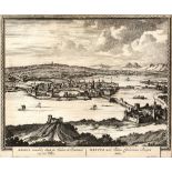 P. Schenk Mantua Vermaerde Stadt In Italien de Residenzie Van Den Vorst engraving, 21 x 25cm, in